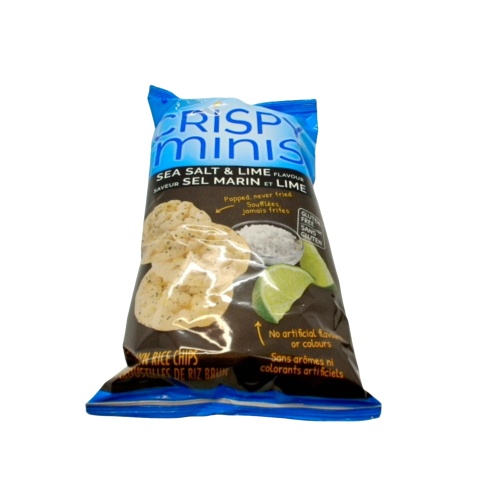 Crispy Minis Sea Salt & Lime 100g.