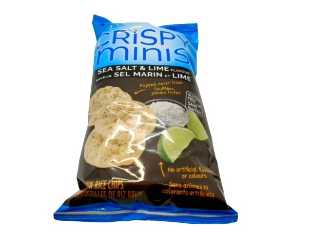 Crispy Minis Sea Salt & Lime 100g.