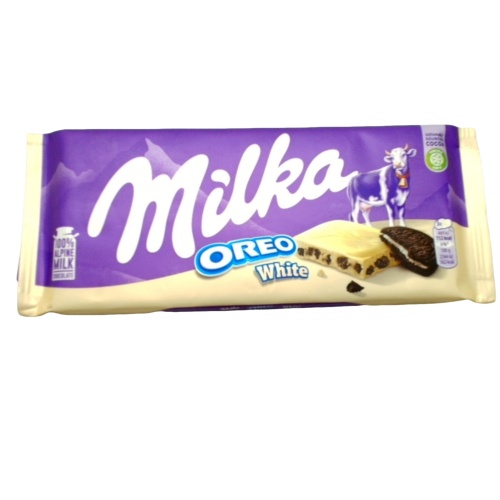 Chocolate Bar 100g White Oreo Milka