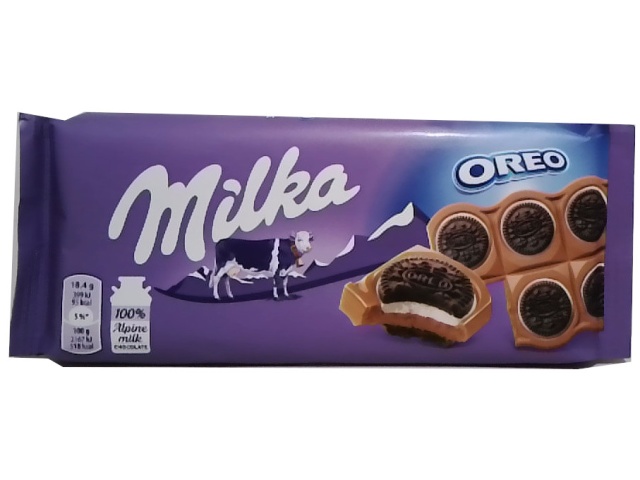 Chocolate Bar Milka Oreo 92g.