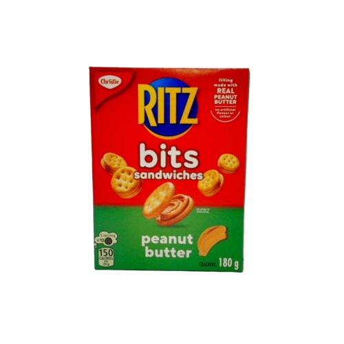 Ritz Bits Sandwiches Peanut Butter 180g. Christie