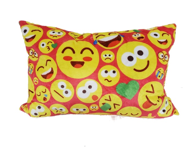 Fun Pillow - emoji - standard/jumbo 20x28 inch