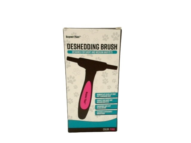 Deshedding Brush Maxpower Planet Pink