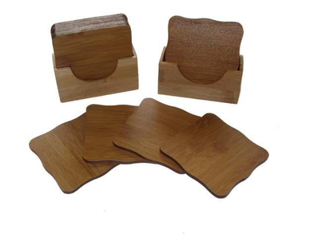 Bamboo coasters Assorted