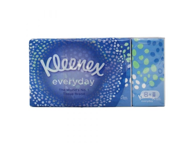 KLEENEX 8CT EVERYDAY TISSUES 9CT SHEETS