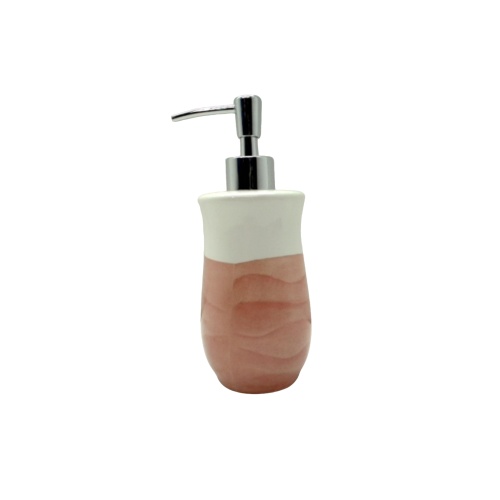 Lotion Pump Bottle Ceramic Blush Ombre