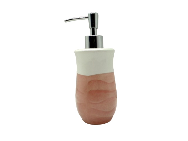 Lotion Pump Bottle Ceramic Blush Ombre