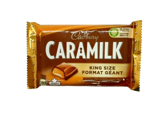 Caramilk King Size 78g. Cadbury