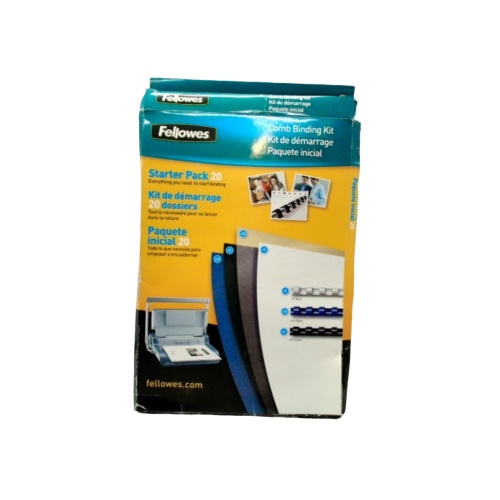 Comb Binding Kit Starter Pack 20 Fellowes