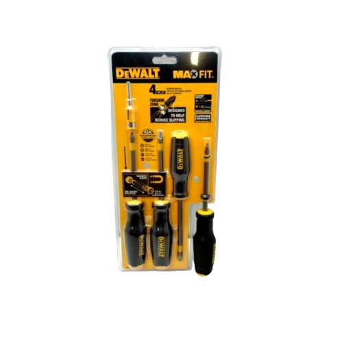 Dewalt Max Fit 4pc. Screwdriver Set