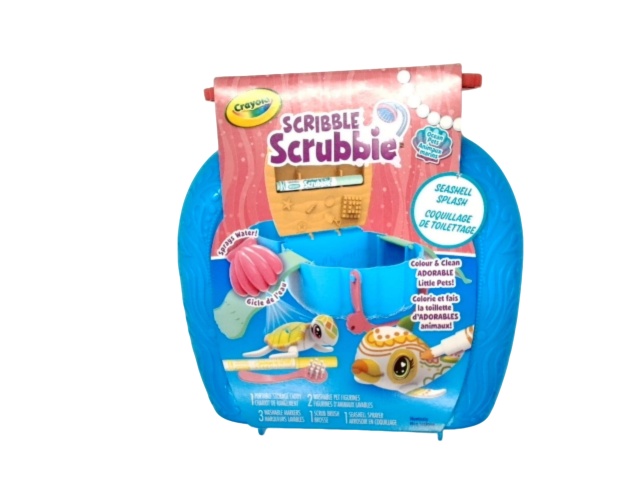 Scribble Scrubbie Seashell Splash Playset Crayola