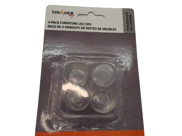 Furniture Leg Tips 25mm 4pk.