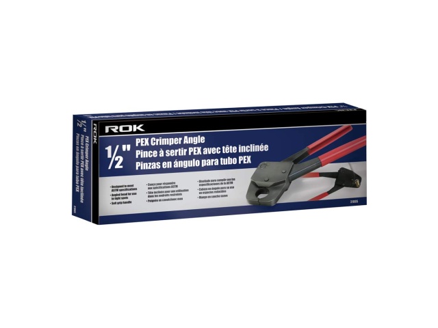 PEX crimper angle 1/2 inch