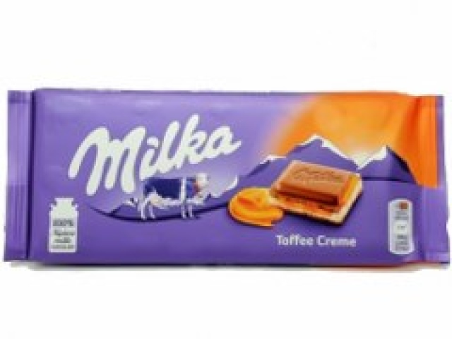 Chocolate Bar Milka Caramel Creme 100g.