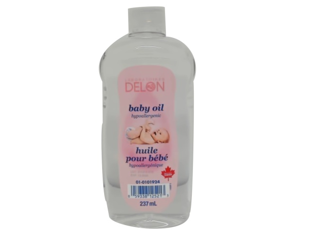 Baby Oil Hypoallergenic 237g. Delon