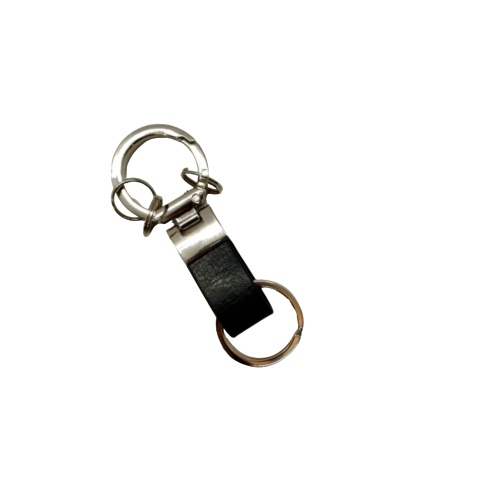 Keyring W/strap Black