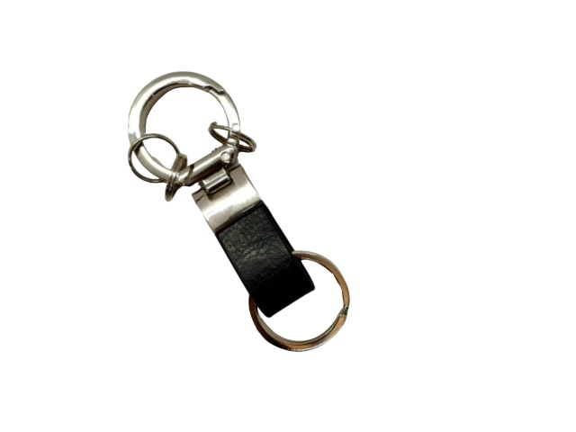 Keyring W/strap Black